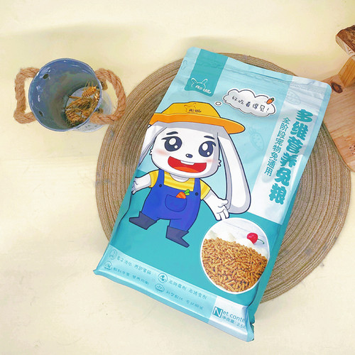 彤诚兔粮食2.2kg装宠物兔子饲料幼兔饲料成年兔垂耳兔侏儒兔粮幼 - 图2