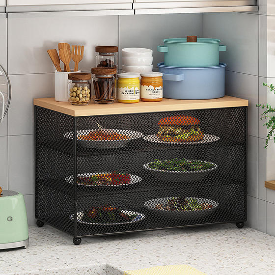 Household kitchen leftovers cover anti-fly and mosquito storage rack