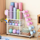 Fitness equipment yoga mat storage basket basketball dumbbell rack