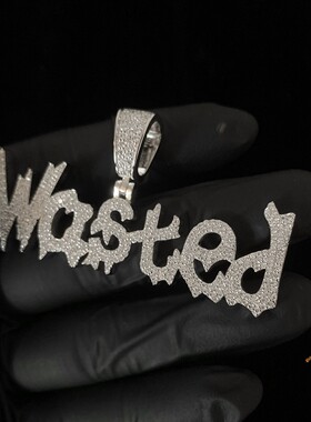 字母街头风配饰珠宝吊坠定制