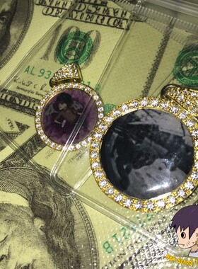 复古相框照片自定义滴胶工艺吊坠