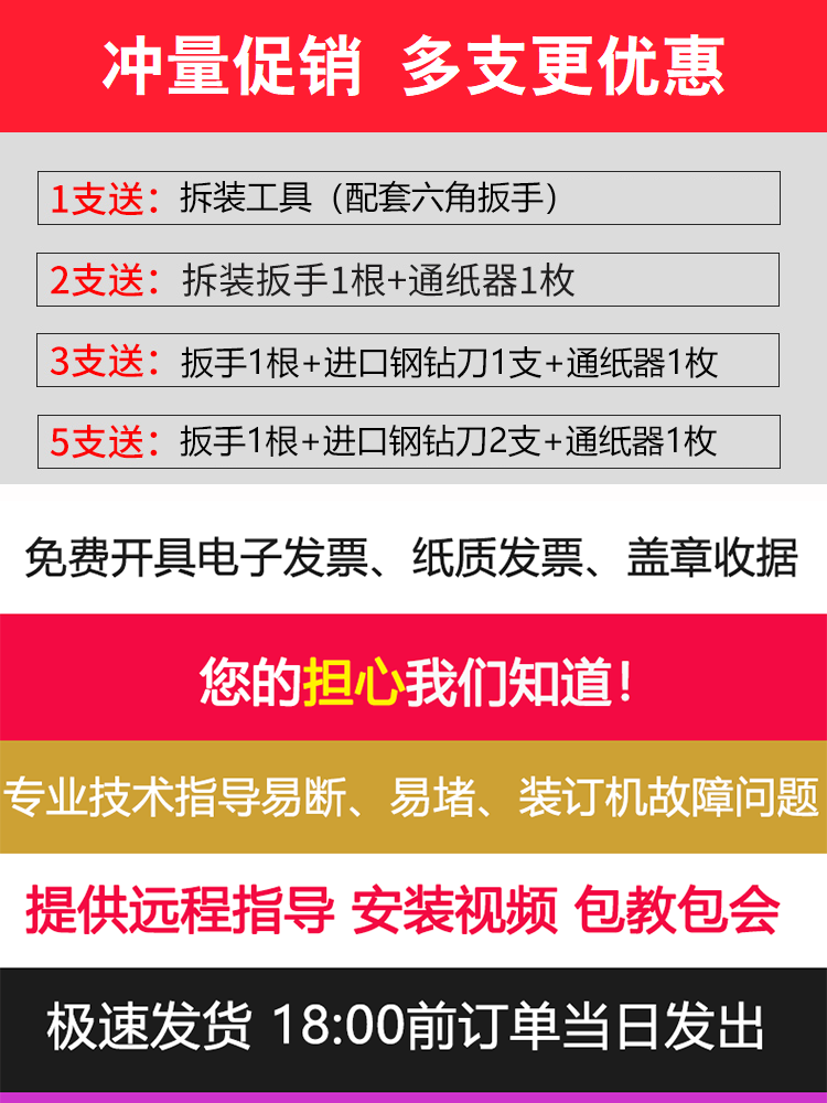 银佳YJZ-50/50B/50K/YJB-50X/50A/YJ-J50装订机钻刀打孔针头配件 - 图1