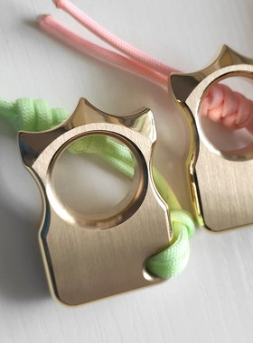 情侣实心黄铜欧美女士指虎送女友