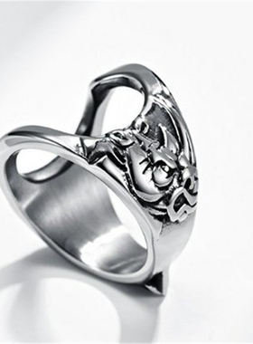 钛钢铆钉破窗戒指防身介只金属