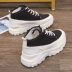 Mùa hè 2019 mới siêu cháy giày vải dày đế bệt - Plimsolls