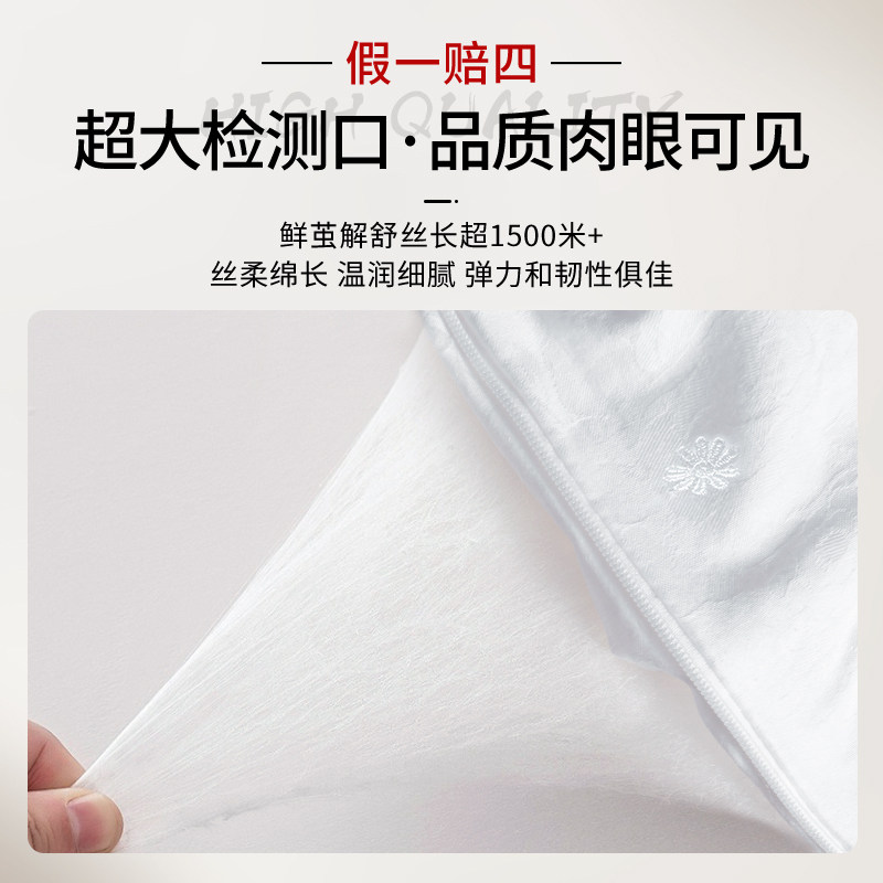钱皇柔系蚕丝被100桑蚕丝官方旗舰店丝绵被春秋子母被冬被子被芯,淘宝优惠券,粉丝福利购,淘宝优惠卷