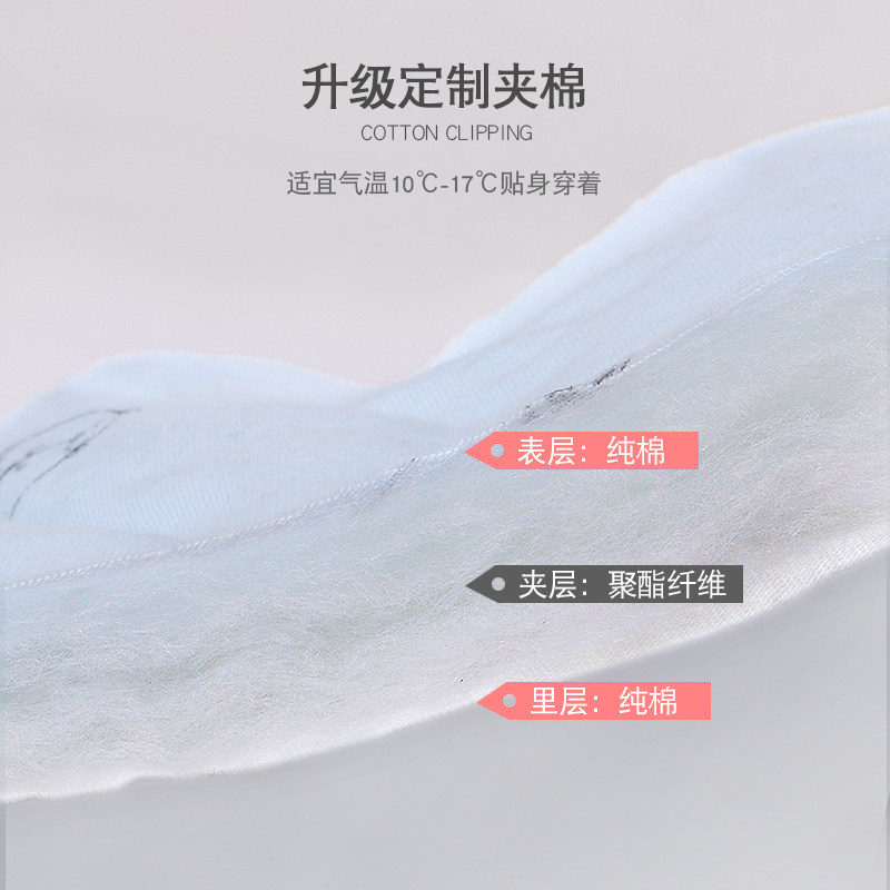 保暖内衣套装秋冬季新生儿宝宝上衣 熊仔贝贝内衣套装