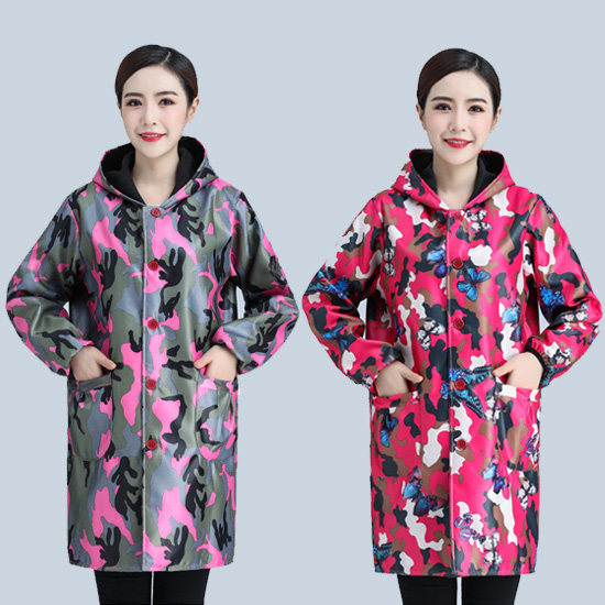 秋冬款家用防水防油防风加绒罩衣 大人厨房工作男女通用纽扣围裙,淘宝优惠券,粉丝福利购,淘宝优惠卷