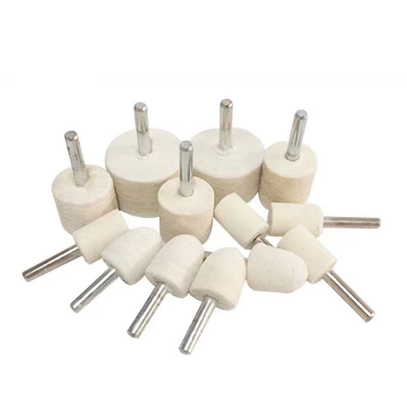 西德6mm带柄羊毛磨头 金属不锈钢玉石模具镜面抛光轮棉球轮电磨头,淘宝优惠券,粉丝福利购,淘宝优惠卷