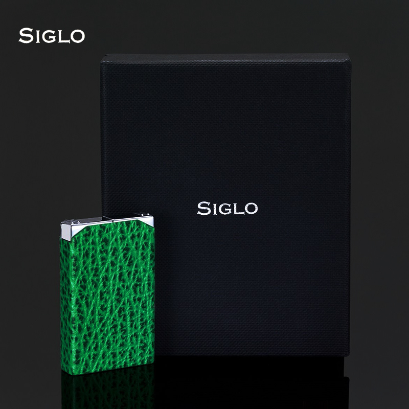 Siglo Sharkskin Lighter世纪香烟雪茄打火机二合一鲨鱼皮外壳-图2