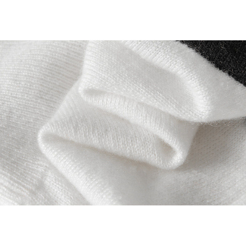 玩转率性女人味~太好搭了！撞色V领羊绒吊带背心修身女纯羊绒,淘宝优惠券,粉丝福利购,淘宝优惠卷