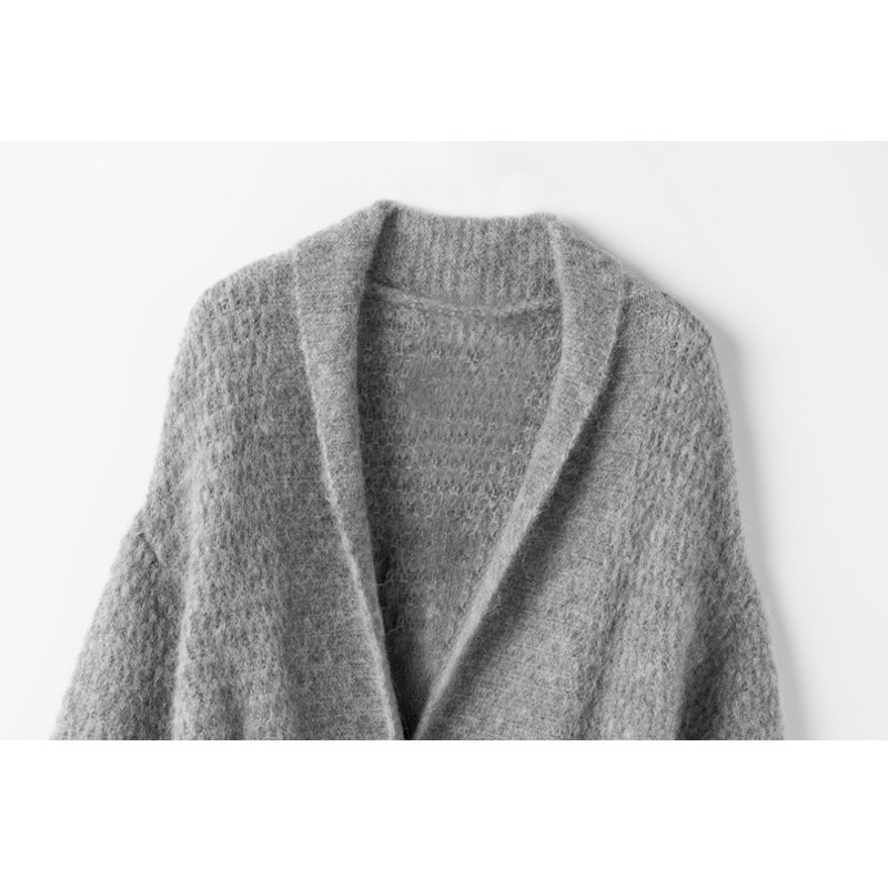 按捺不住ta的美！中长款系带纯山羊绒针织开衫新款羊绒毛衣外套女,淘宝优惠券,粉丝福利购,淘宝优惠卷