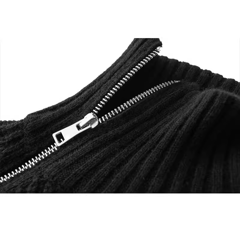 抗寒刚需！男女同款粗针重磅加厚斜拉链立领纯山羊绒衫女毛衣秋冬,淘宝优惠券,粉丝福利购,淘宝优惠卷