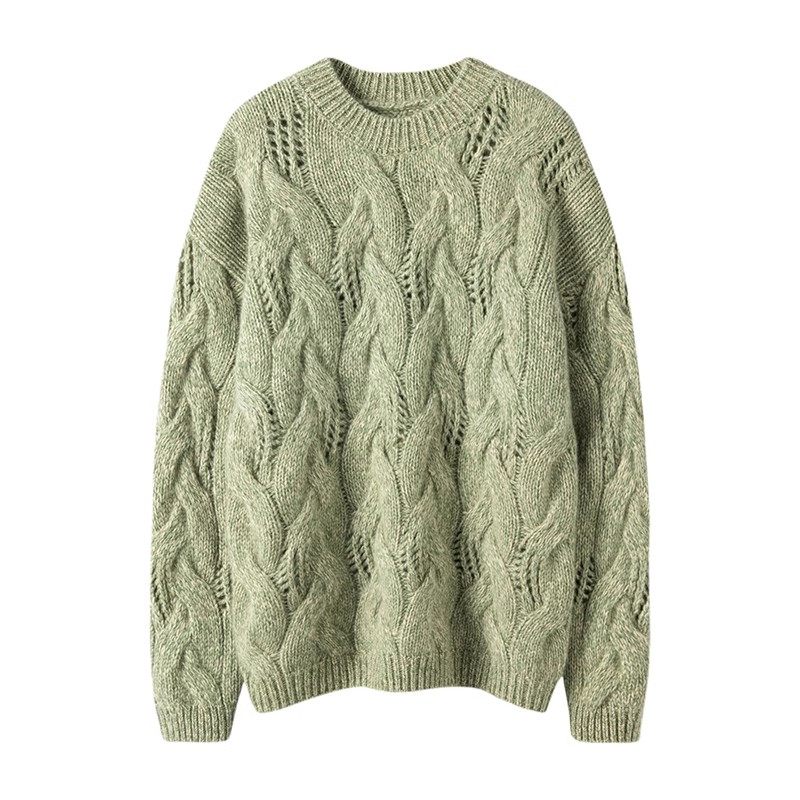 气质不可挡！重磅大克重！加厚山羊绒衫女圆领纯羊绒毛衣宽松冬,淘宝优惠券,粉丝福利购,淘宝优惠卷