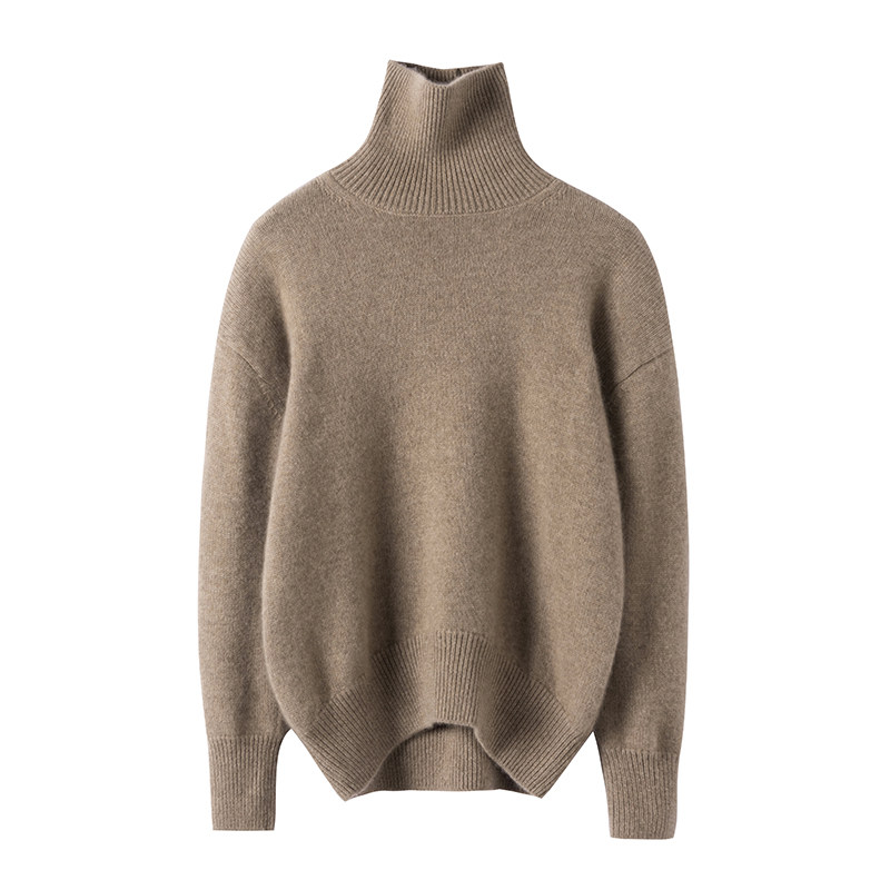 经典大气的一件！高领100%纯山羊绒衫女宽松加厚廓形毛衣女秋冬,淘宝优惠券,粉丝福利购,淘宝优惠卷