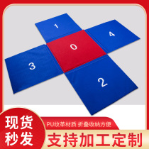 Cross Jump Mat Early Teaching Sensory Integration Training Equipment Nursery Gymnastics Mat Soft Physical Fitness Folding Splicing Digital Cushion