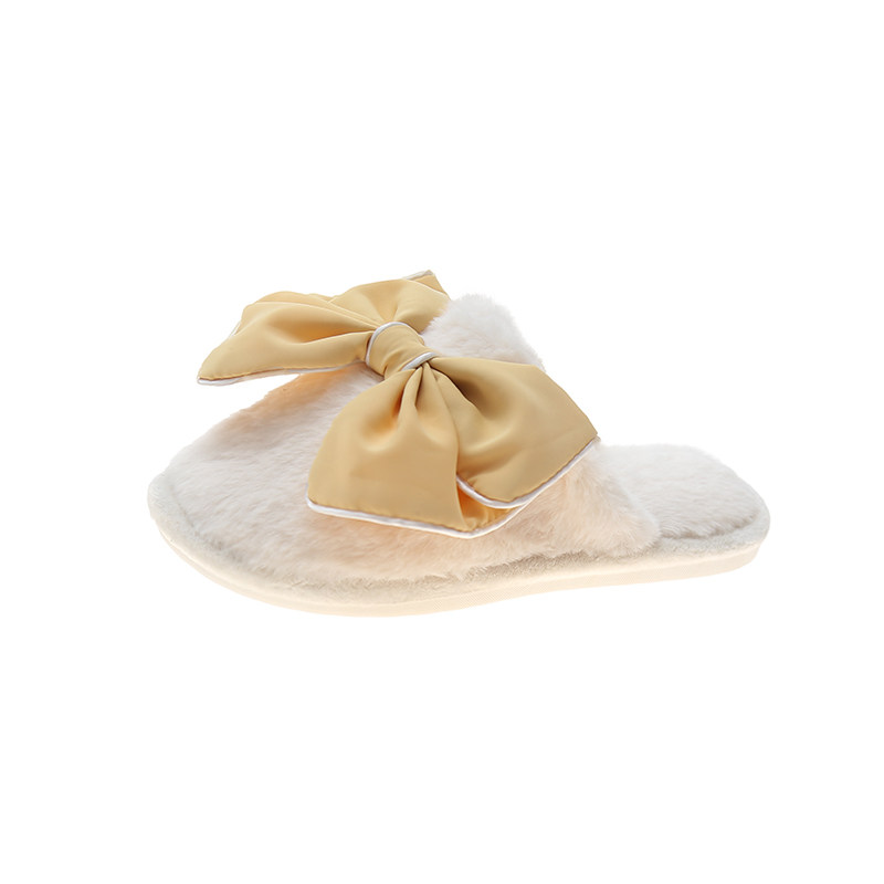棉拖鞋女冬天可爱蝴蝶结居家用室内保暖防滑卡通毛毛绒拖鞋秋冬季,淘宝优惠券,粉丝福利购,淘宝优惠卷