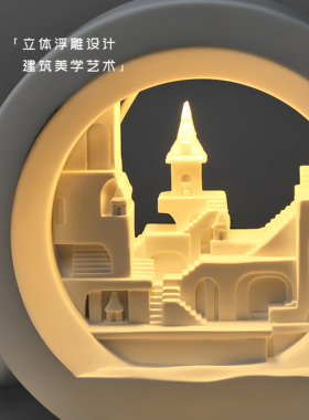 Z圣托里尼香薰灯扩香摆件礼盒