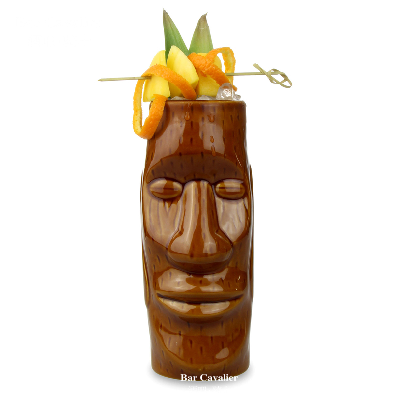 酒吧Ti Mug夏威夷鸡尾酒杯创意酒吧陶瓷提基杯复活岛石像Tiki Mug - 图1