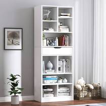 Thin bookcase ultra-thin 20 cm shelf 25 cm narrow bookshelf on floor leaning against wall Home Multi-level provincial space cabinets