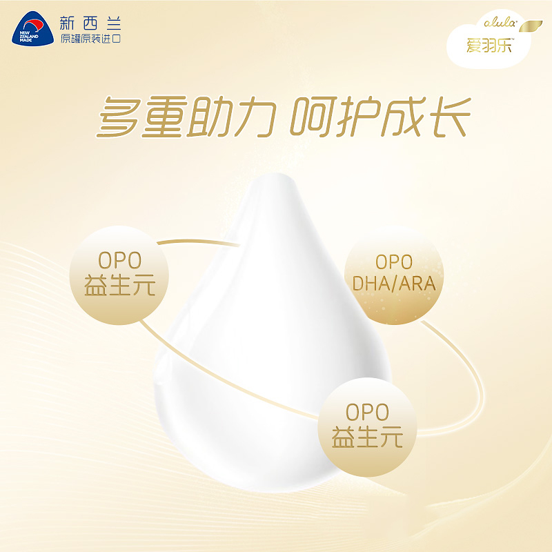 alula爱羽乐新西兰原装进口3段奶粉900g*6罐
