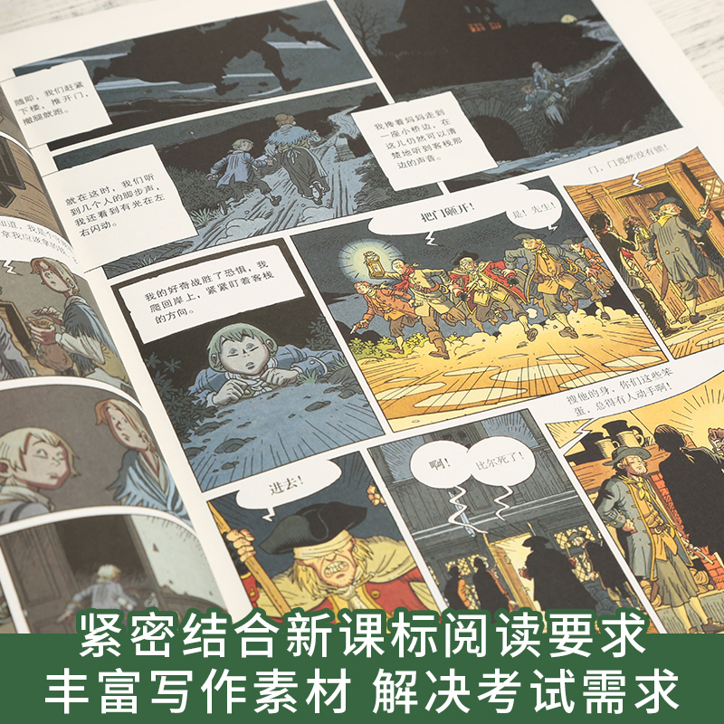 【耕林童书馆】世界名著漫画版中小学生雾都孤儿汤姆的午夜花园金银岛鲁滨逊漂流记三个火枪手儿童6-10岁一二三四年级小学生课外书 - 图1