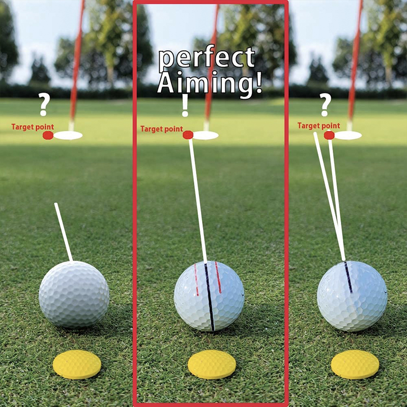 韩国进口Birdie79 高尔夫球划线器360度旋转推杆练习器画线瞄准器 - 图2