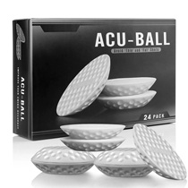 24 indoor percussion Soft ball golf Swing Trainer Flat Ball Golf Sweet Spot Exercise Ball Supplies