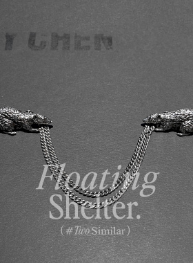 ERD金属链式胸针朋克男女通用