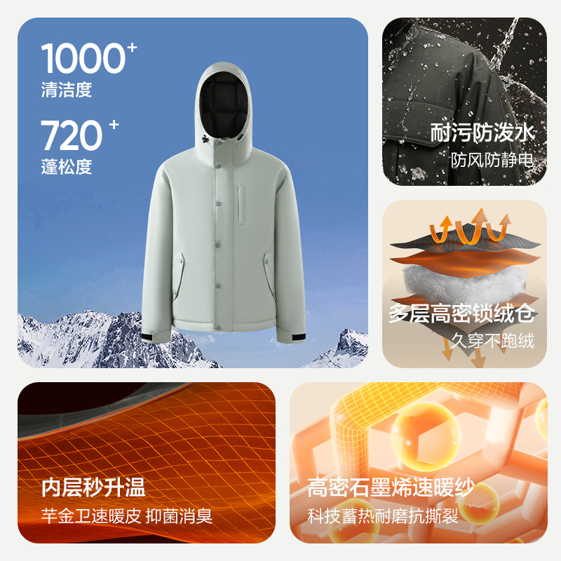 网易严选男女款中国大鹅羽绒服