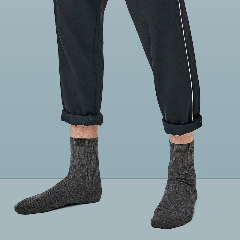 网易严选3双5双装男式日系中筒袜 网易严选短袜/打底袜/丝袜/美腿袜