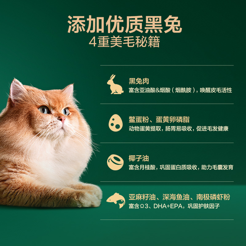 网易严选猫粮 成猫全价冻干双拼兔肉猫粮猫咪无谷7.2kg鲜肉猫粮_网易严选旗舰店_宠物/宠物食品及用品-第4张图片-提都小院