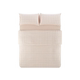 Netease lựa chọn cẩn thận mùa hè Nhật Bản giặt bông kẻ sọc bốn mảnh trải giường bằng vải bông tươi và đơn giản - Bộ đồ giường bốn mảnh gối kèm chăn Bộ đồ giường bốn mảnh