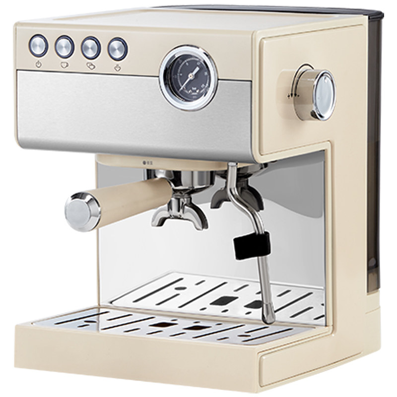 网易严选意式家用小型复古全咖啡机 网易严选咖啡机