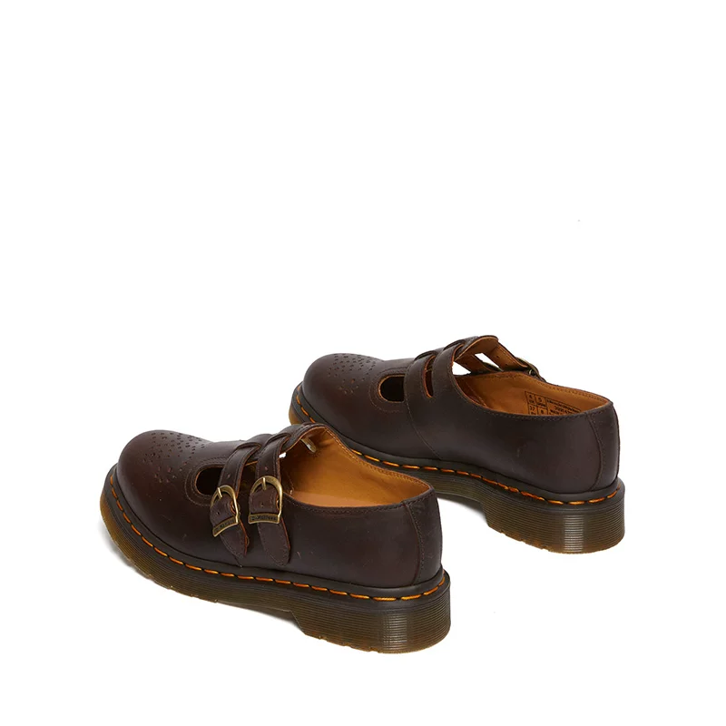 Dr.Martens Dr. Martin 8065 Mary Jane весна-лето обувь из кожи crazy horse Mary Jane