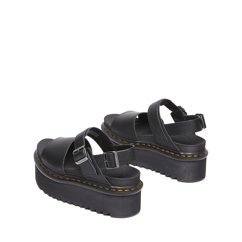 Dr.Martens马丁博士Voss Quad2025新款增高小厚底松糕鞋露趾凉鞋 - 图2