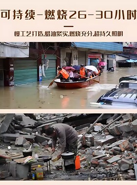 德国应急防灾蜡烛家用无烟