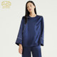 Sinon ແບບຈີນໃຫມ່ ປຸ່ມມຸກມຸກ Mulberry Silk Pajama Top