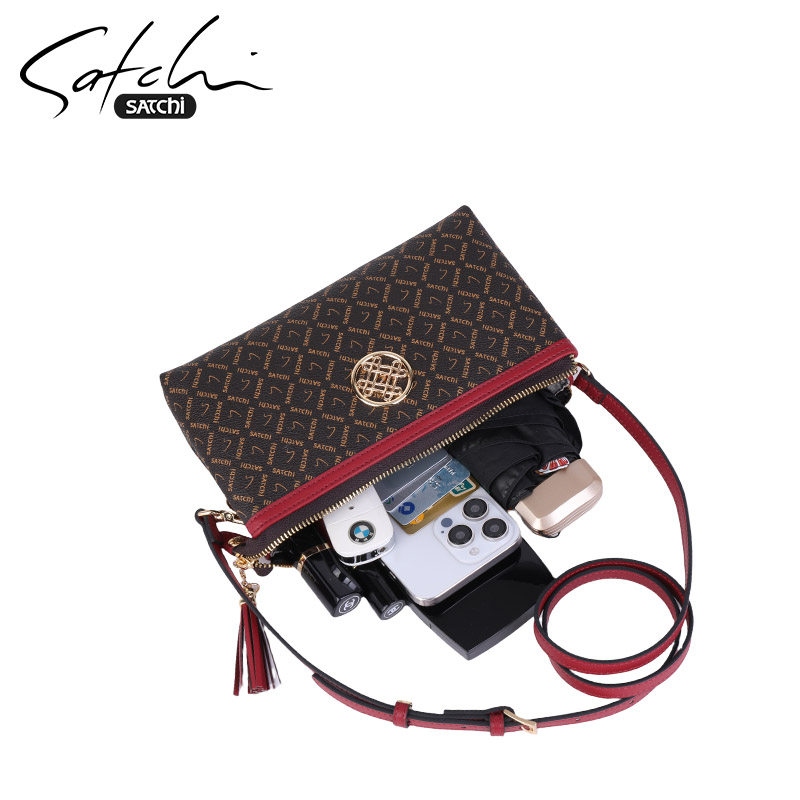 沙驰女包新款包包时尚百搭质感单肩包女式百搭斜挎包女小方包潮流,淘宝优惠券,粉丝福利购,淘宝优惠卷