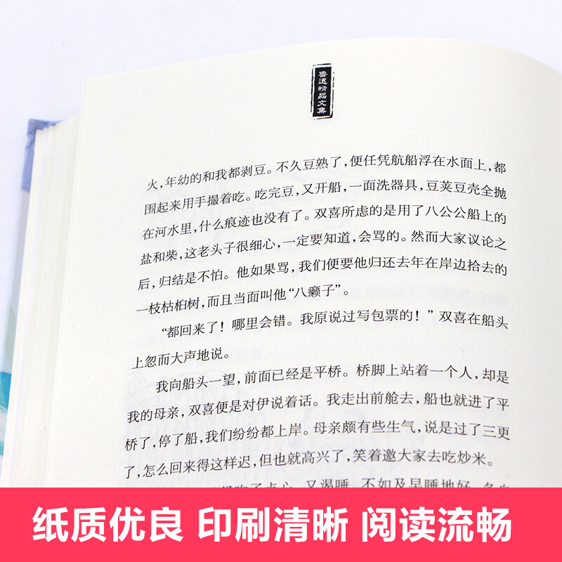 全5册大师童书系列鲁迅精品文集软精装 朝花夕拾灯下漫笔小彼得社戏小约翰 6-14岁儿童经典文学名著三四五六年级小学生课外读物 - 图3