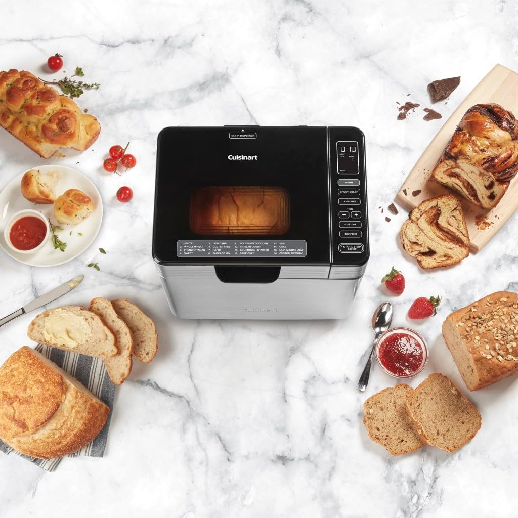 美国代购Cuisinart Bread Maker CBK-210 智能对流面包机110v - 图2