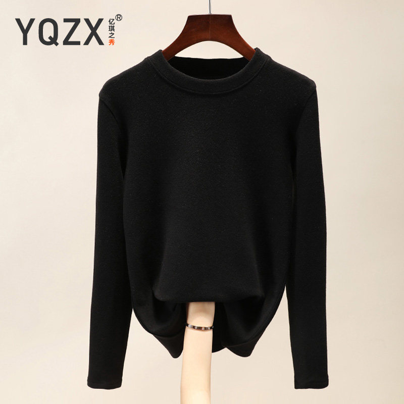 双面德绒打底衫女内搭秋冬加绒加厚 亿琪之秀T恤