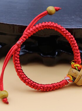 手链婴儿桃木配饰金刚结