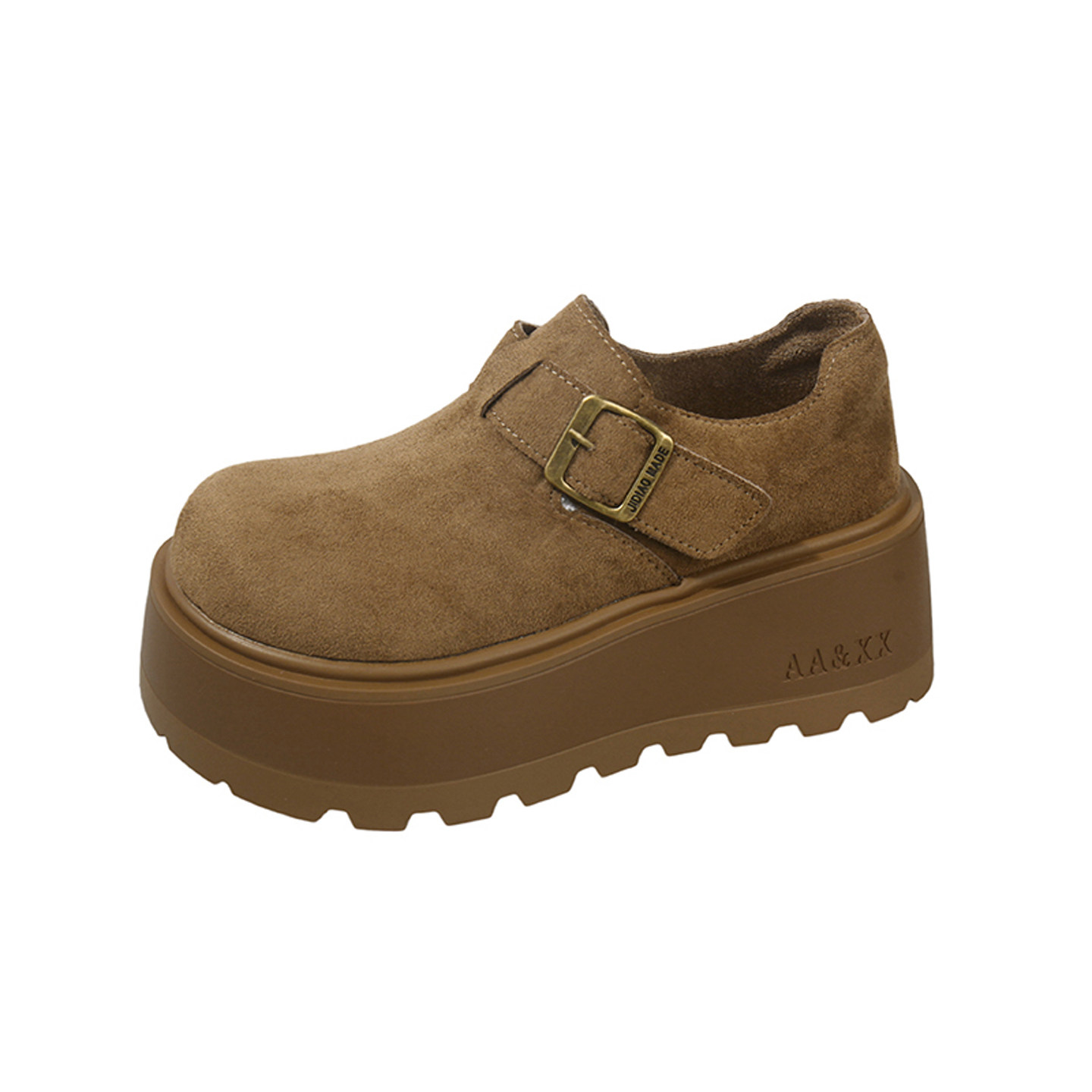 绝美松糕厚底深口单鞋女春增高勃肯鞋2026新款配裙子玛丽珍乐福鞋,淘宝优惠券,粉丝福利购,淘宝优惠卷