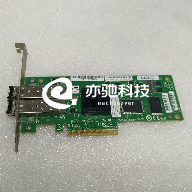 ibm 45w0421 PCI-E 4GB双通道 HBA光纤通道卡LSI 7204EP-图0