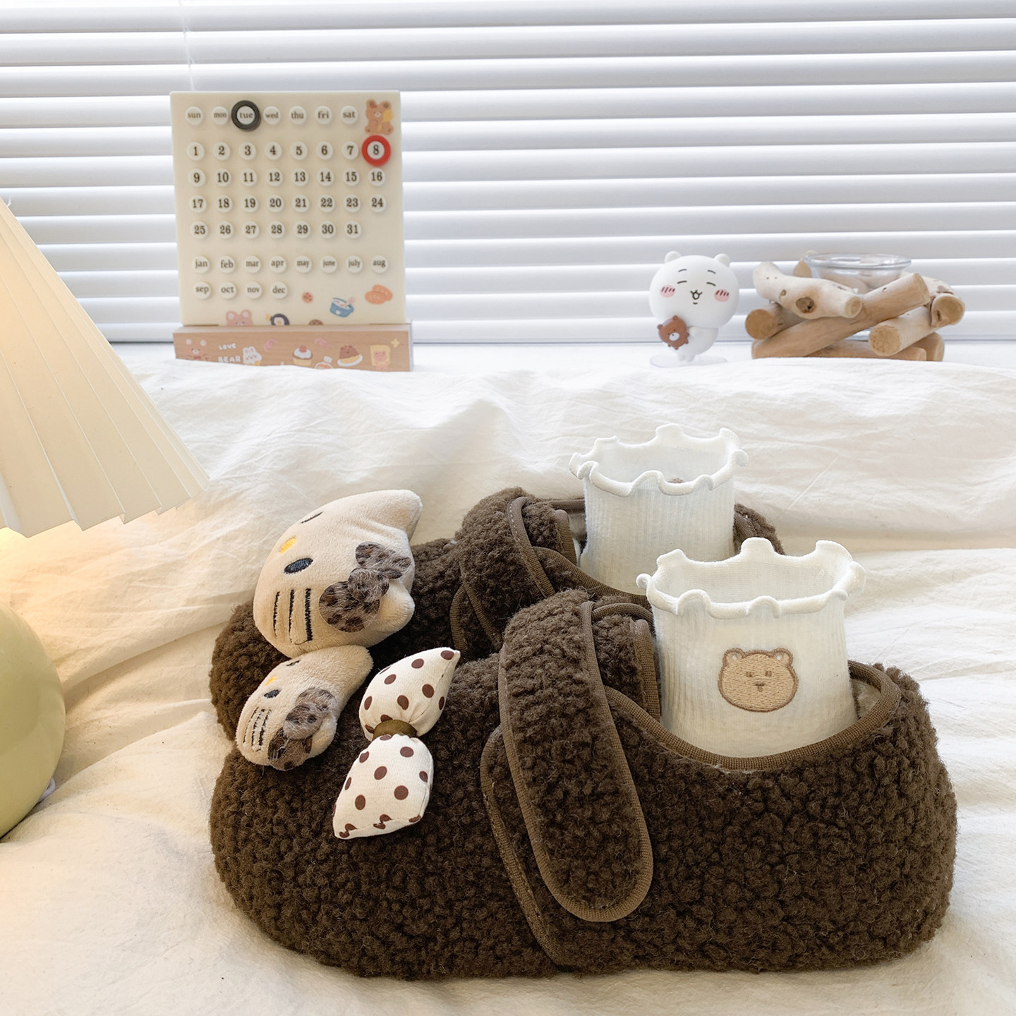 冬季新款平底加绒卡通棉鞋女家居保暖棉鞋女百搭勃肯鞋女懒人鞋女,淘宝优惠券,粉丝福利购,淘宝优惠卷