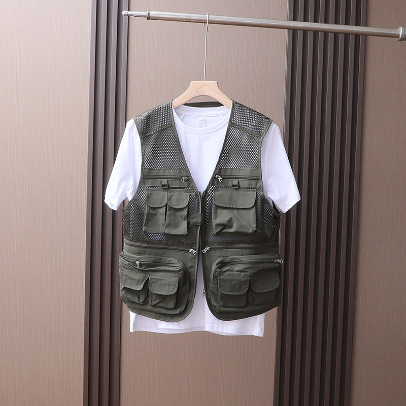 多功能战术马甲速干透气夏季男士多口袋户外野钓登山运动马甲背心,淘宝优惠券,粉丝福利购,淘宝优惠卷