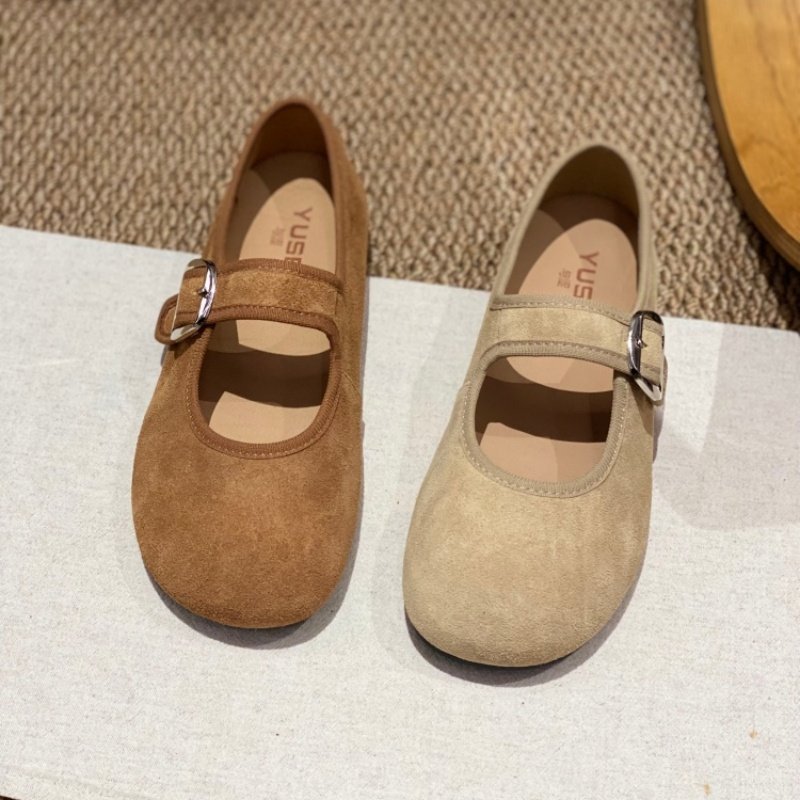 真皮玛丽珍勃肯鞋女2026新款皮带扣圆头一字扣带百搭舒适单鞋女款,淘宝优惠券,粉丝福利购,淘宝优惠卷