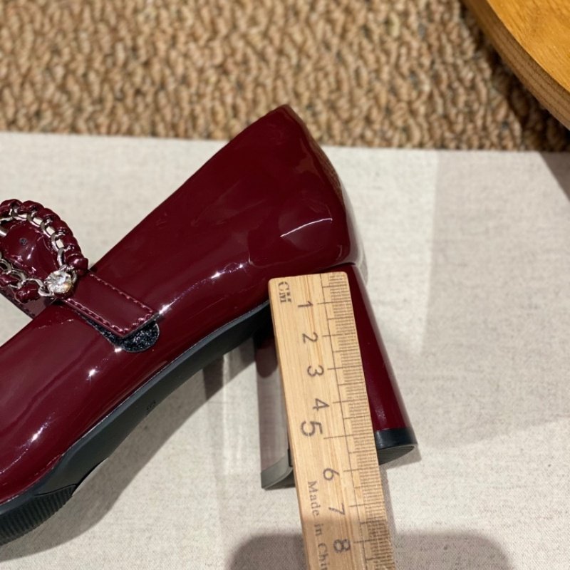 法式方头玛丽珍鞋女2026春季新款防滑深口一字带粗跟漆皮百搭单鞋,淘宝优惠券,粉丝福利购,淘宝优惠卷