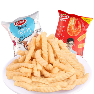 口水娃虾条虾片11g*10包